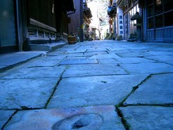 美保関　青石畳