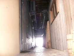 美保関　青石畳