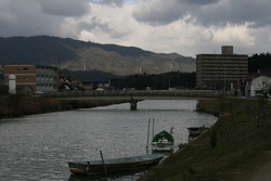朝酌川　島根大学周辺