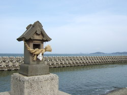 白鳥海岸②　船着場