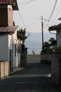 茶屋前橋付近③_宍道湖と松江遠景